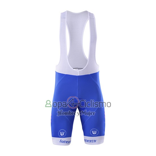Quick Step Floor Ropa Ciclismo Culotte Corto 2017 Mangas Cortas Azul